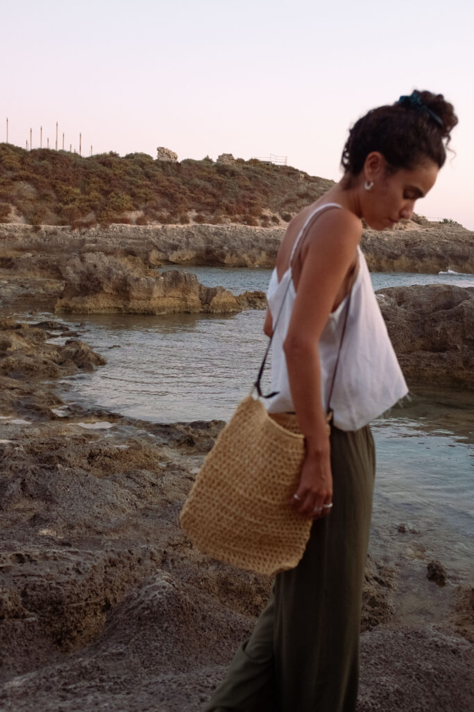 Breezy raffia bag