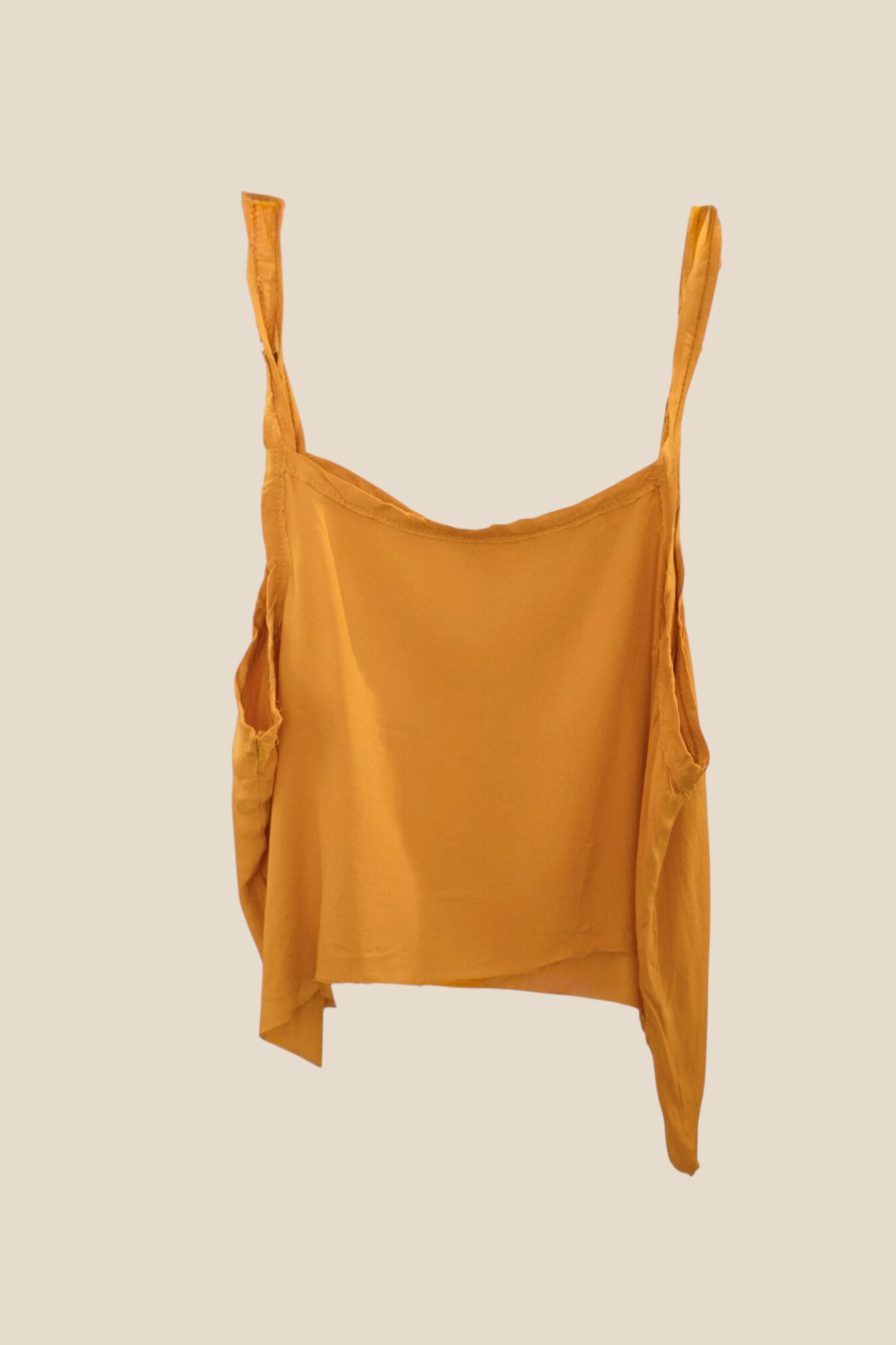 Cropped Top In Mustard