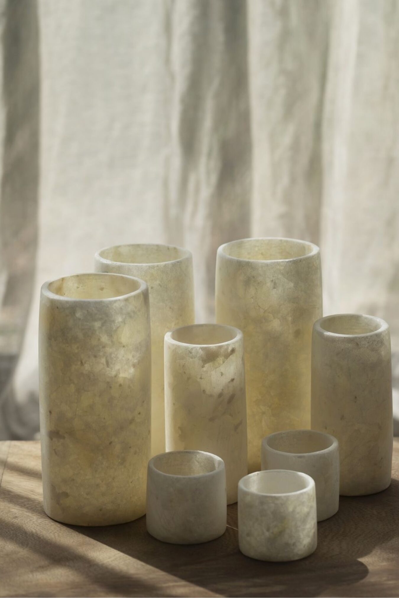 Alabaster stone vase no.1