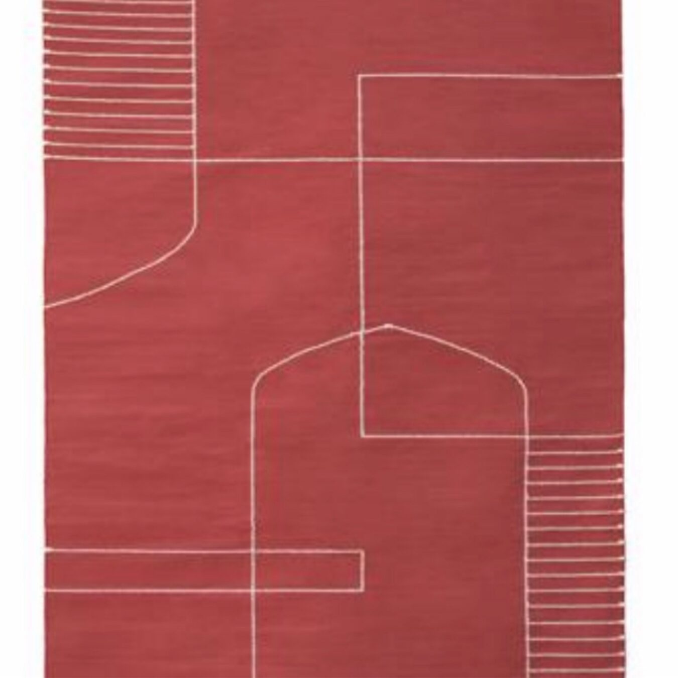 Solid temple Rug