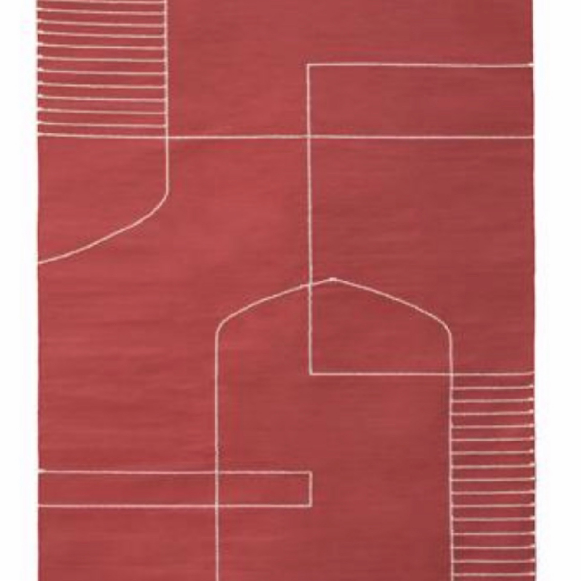 Solid temple Rug
