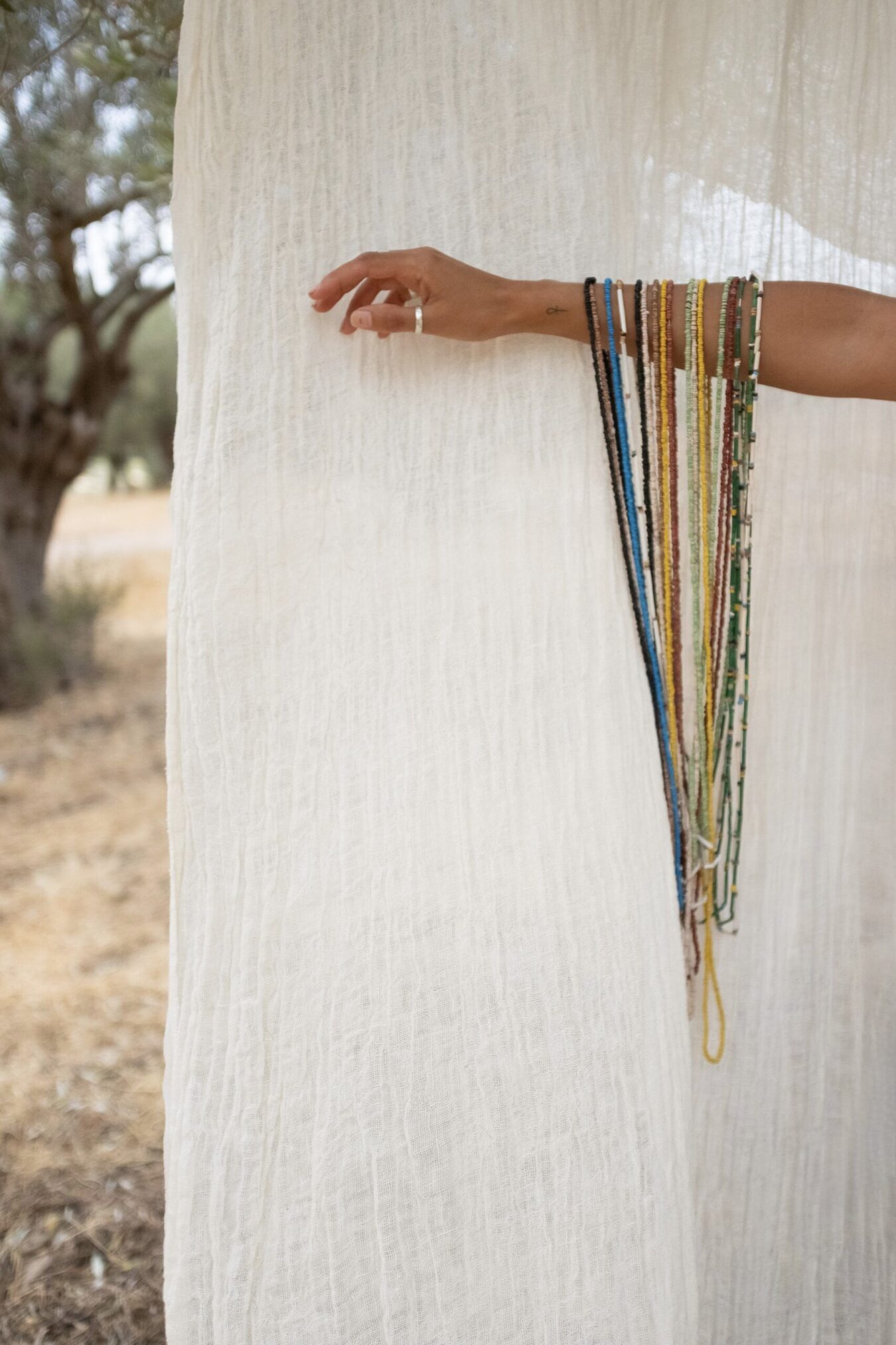 Multicolor Clay Necklaces