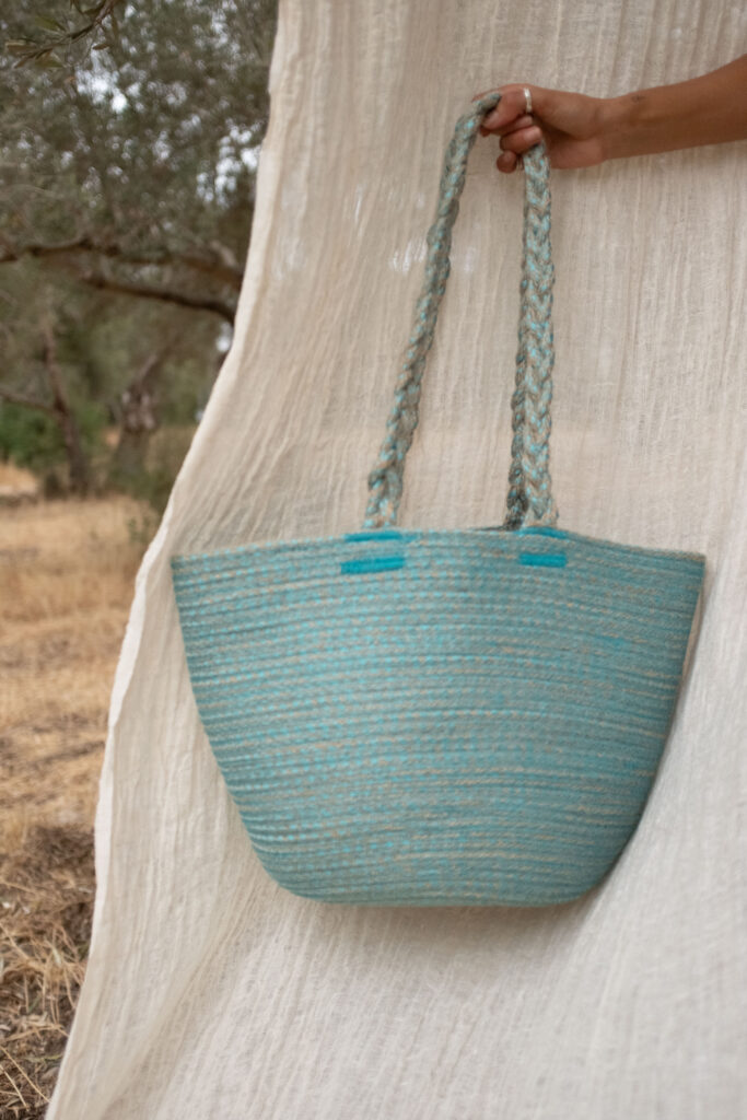 Woven Basket Bag