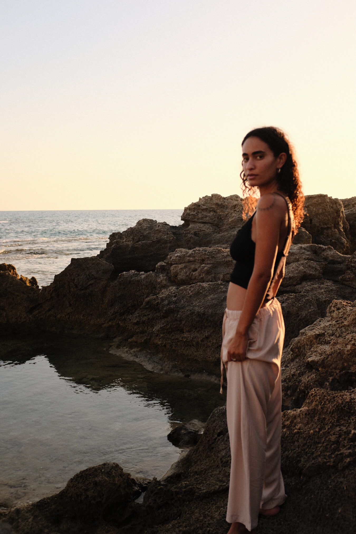 Unisex Fisherman's Pants In Nude