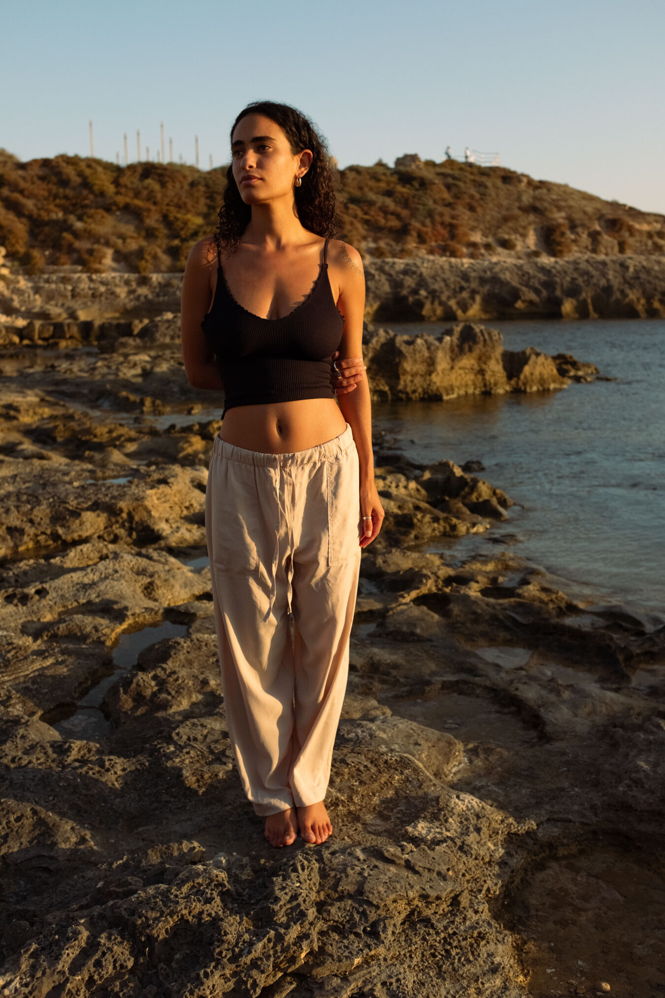 Unisex Fisherman's Pants In Nude - Image 2