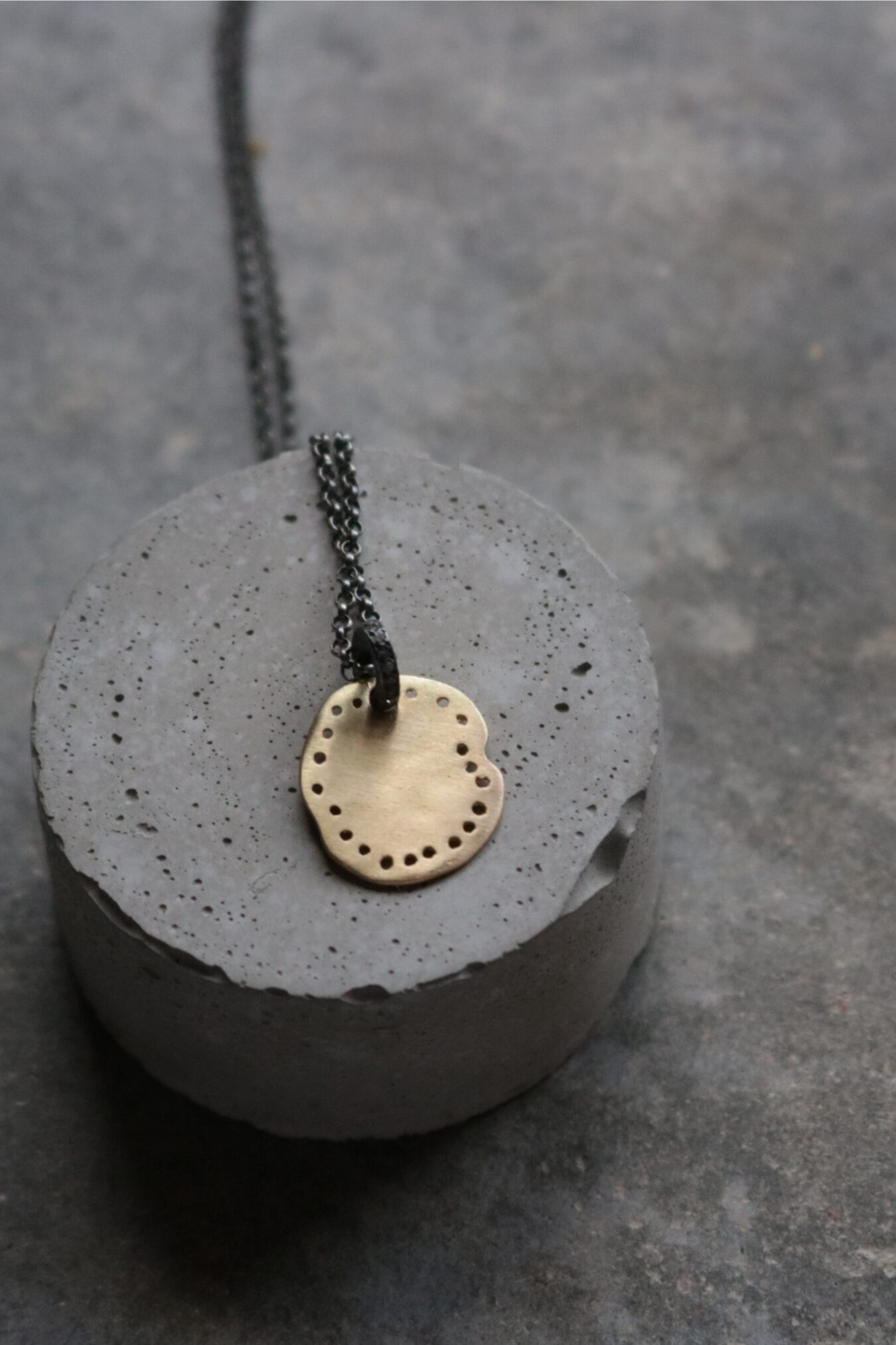 Diamond Botrys gold necklace