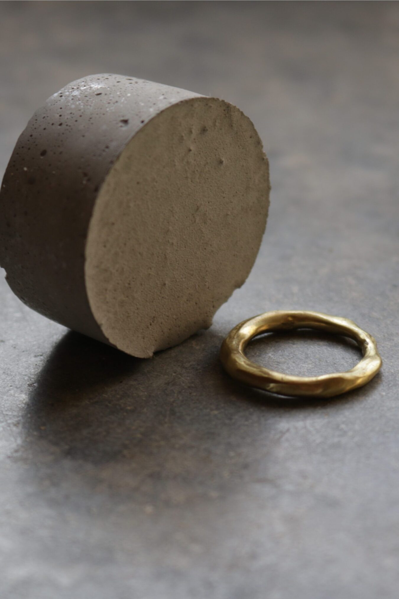 Raw copper ring no.4