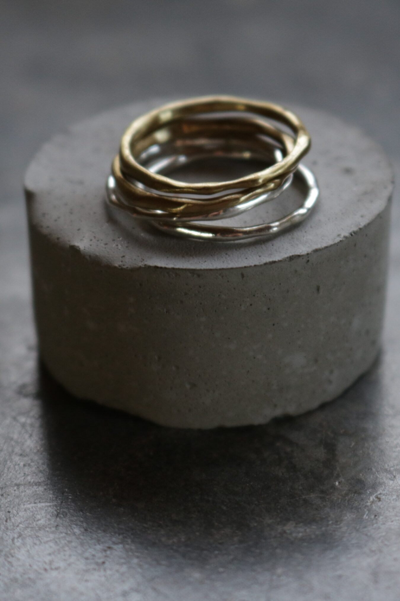 Raw silver thin ring no.1 - Image 2