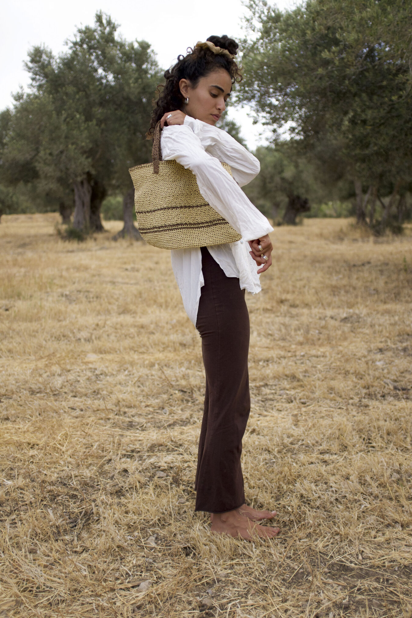 Tribal raffia bag - Image 2