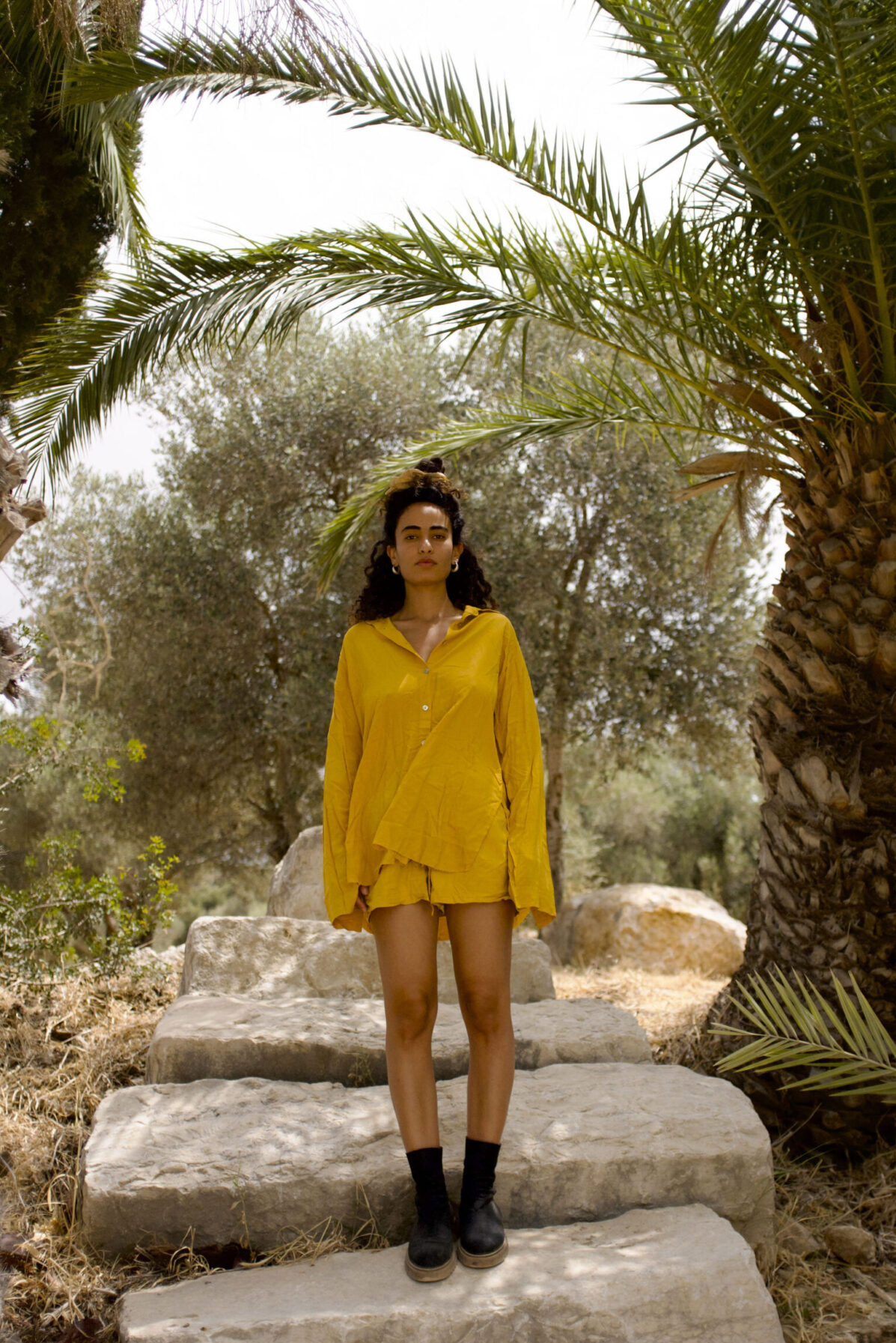 Cropped Buttoned Shirt