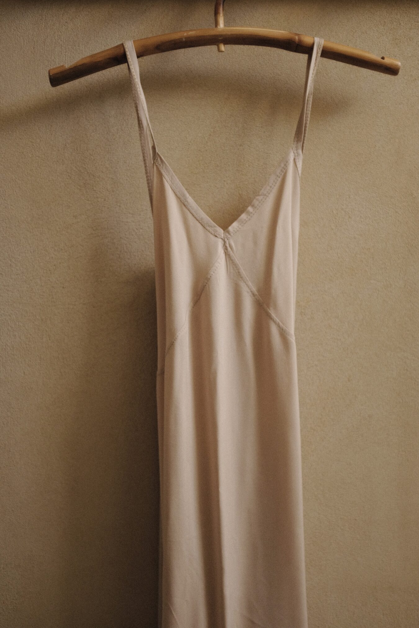 Crossback Dress In Nude - Image 2