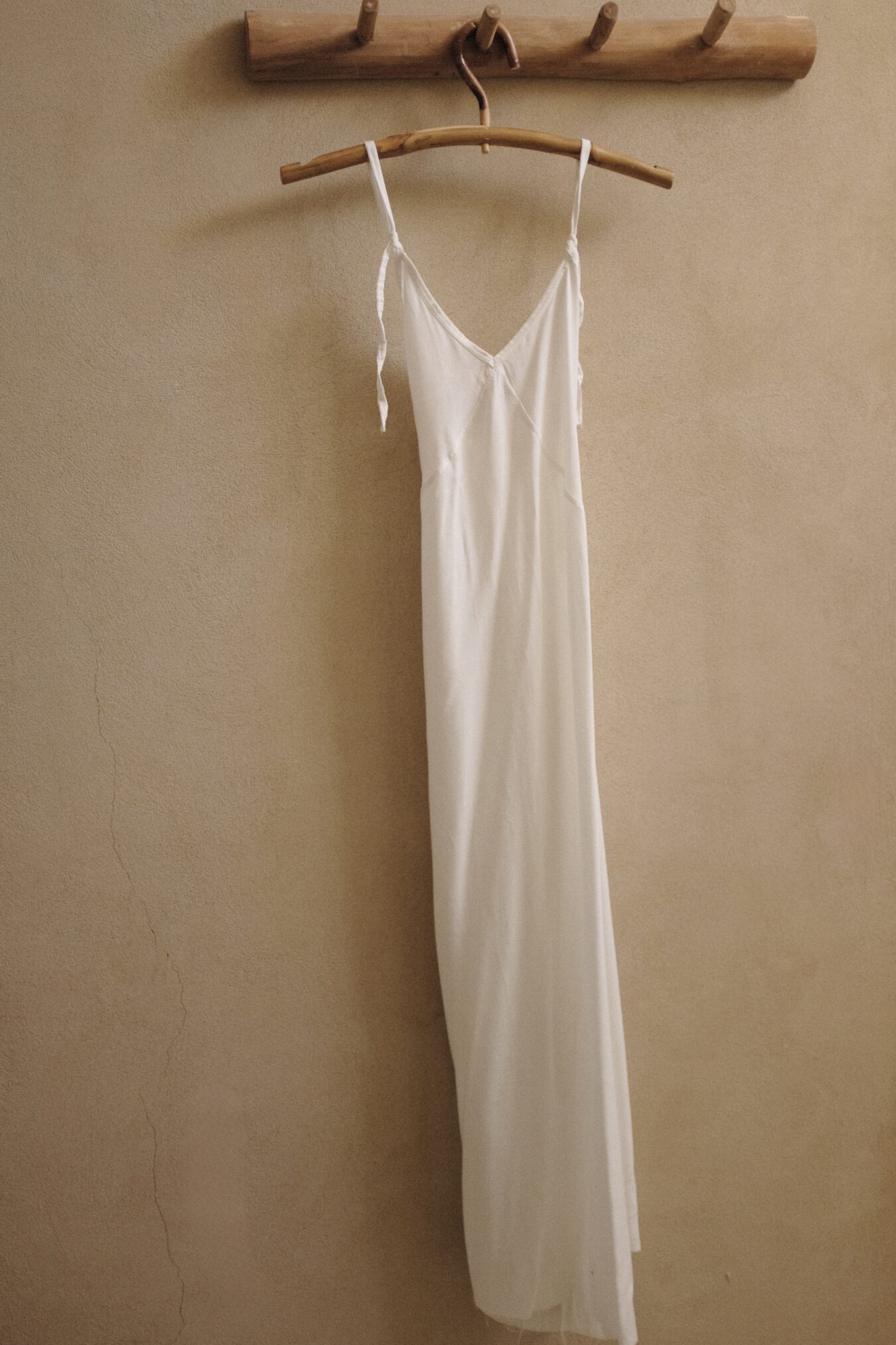 Crossback Dress In White