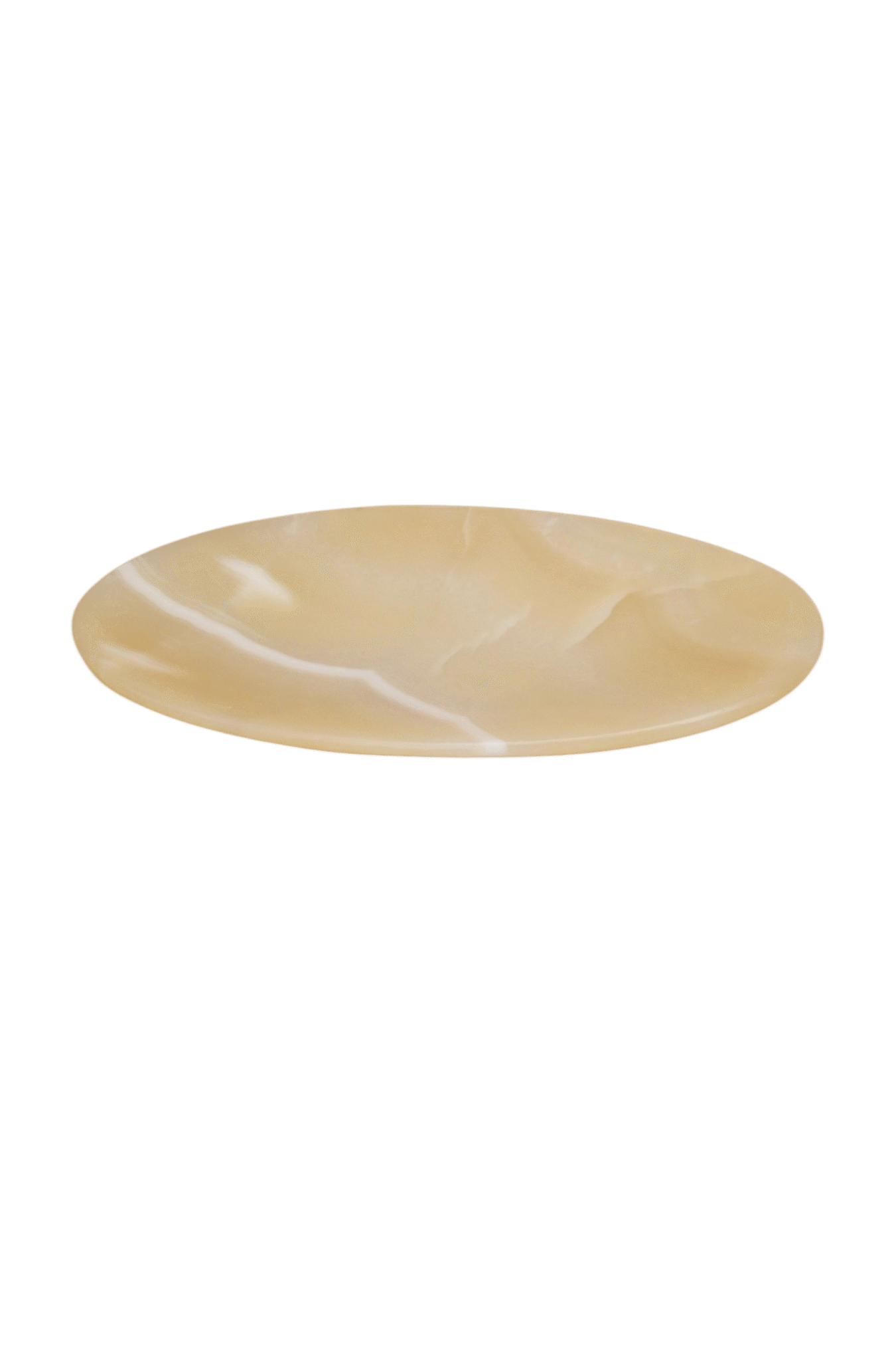 Alabaster oval plate