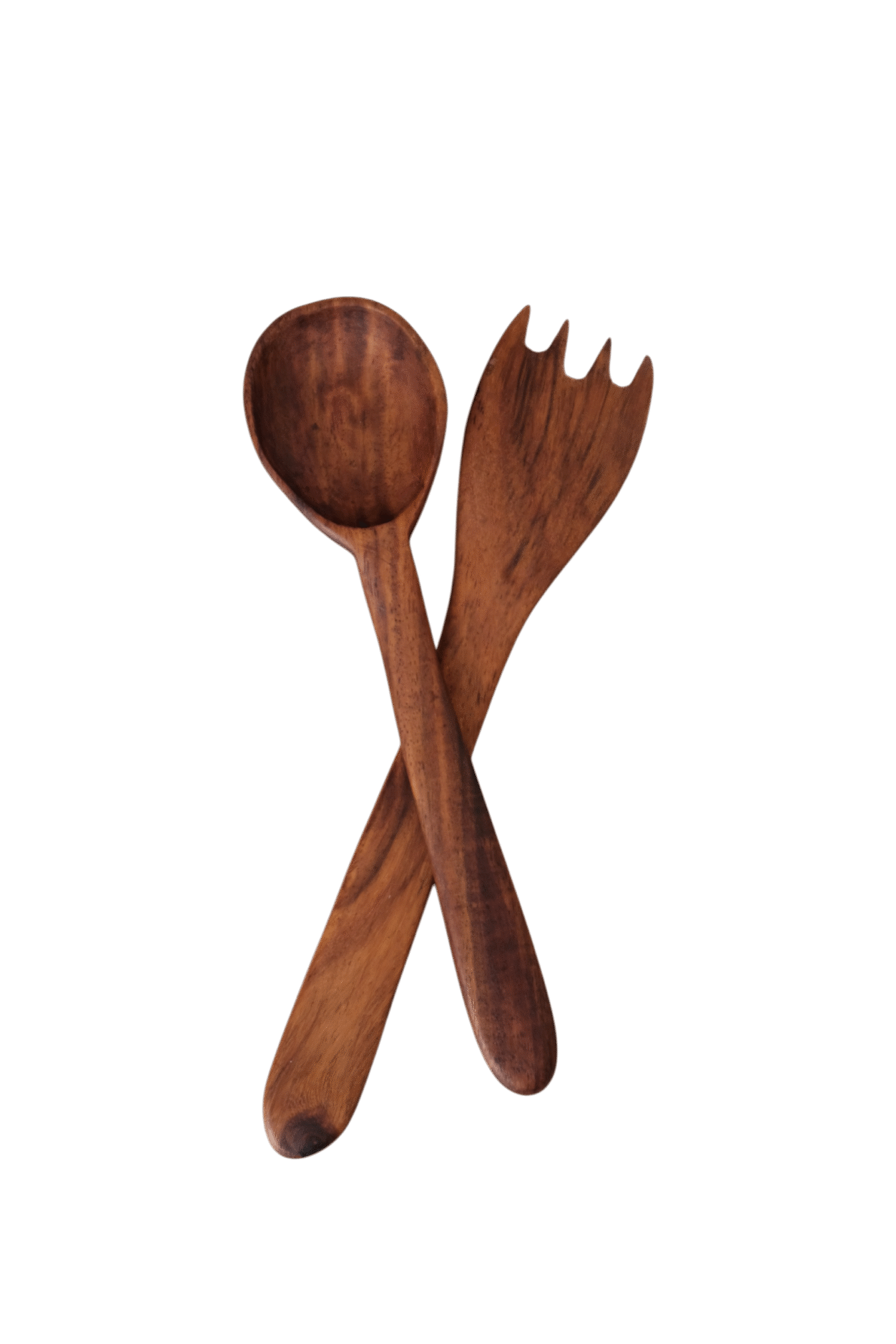 Small wooden serving set