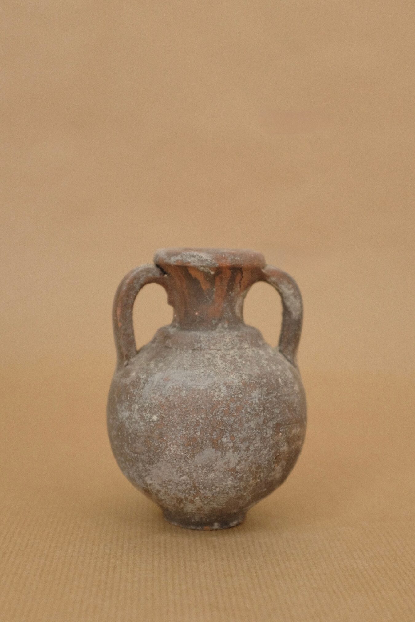 Dark clay vase