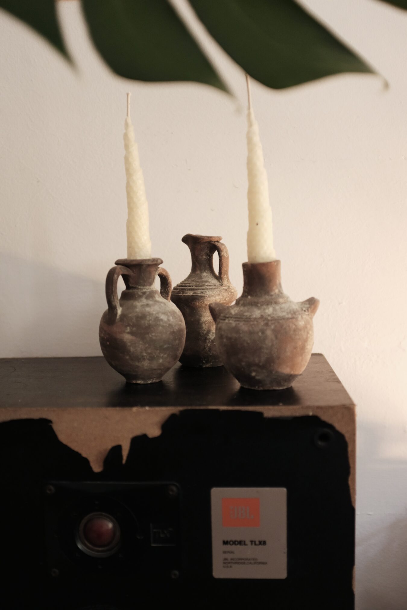 Dark clay vase