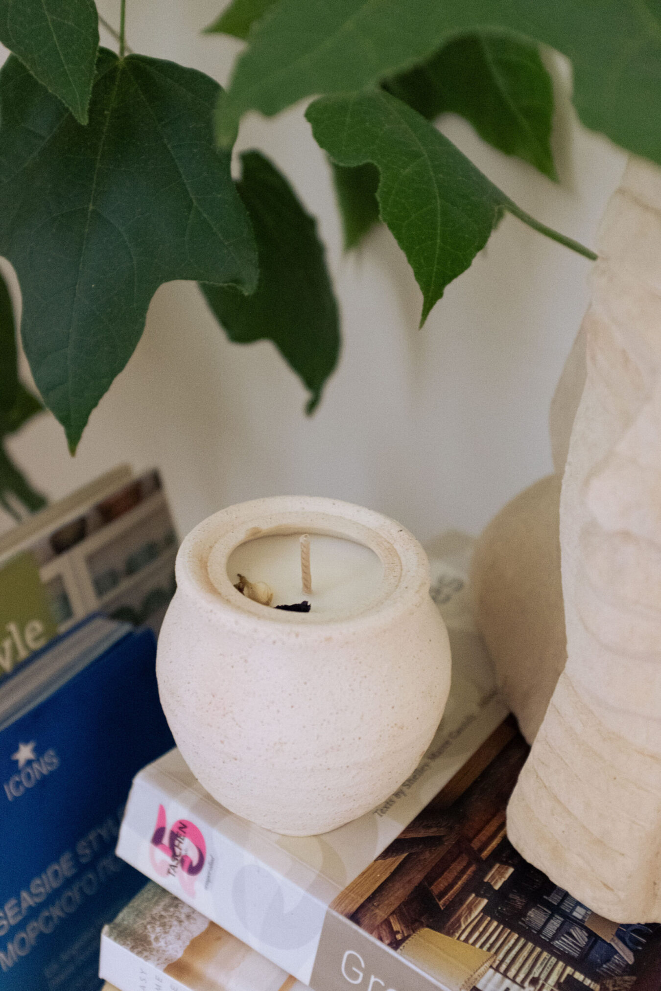 Desert Clay Candle - Small Sand