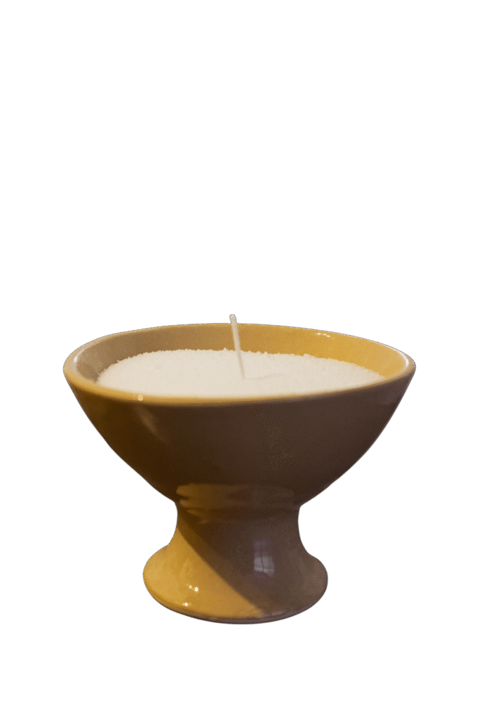 Ceramic Pearl Candle Bowl