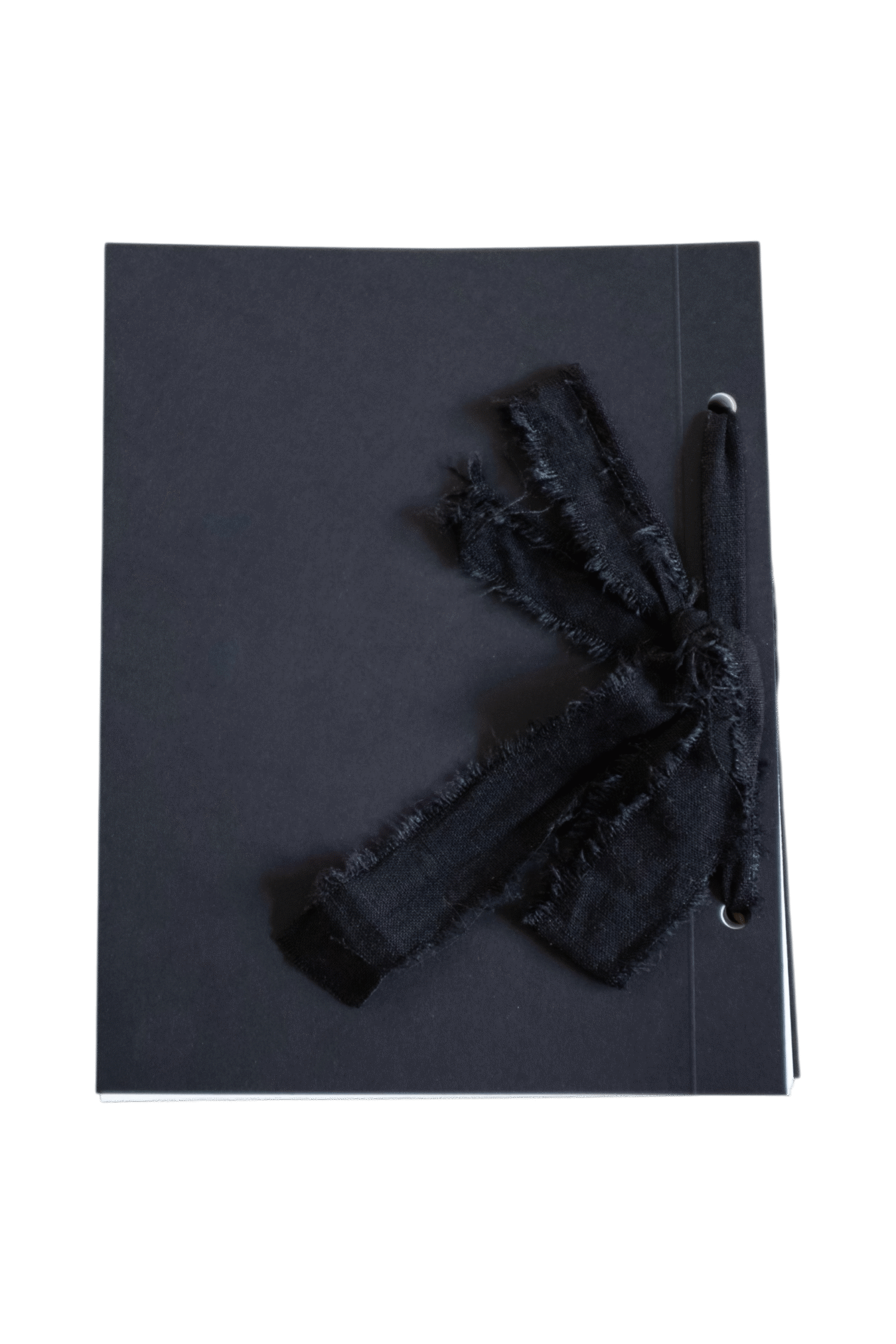 Handmade Ribbon Sketchbook\Album - large, black