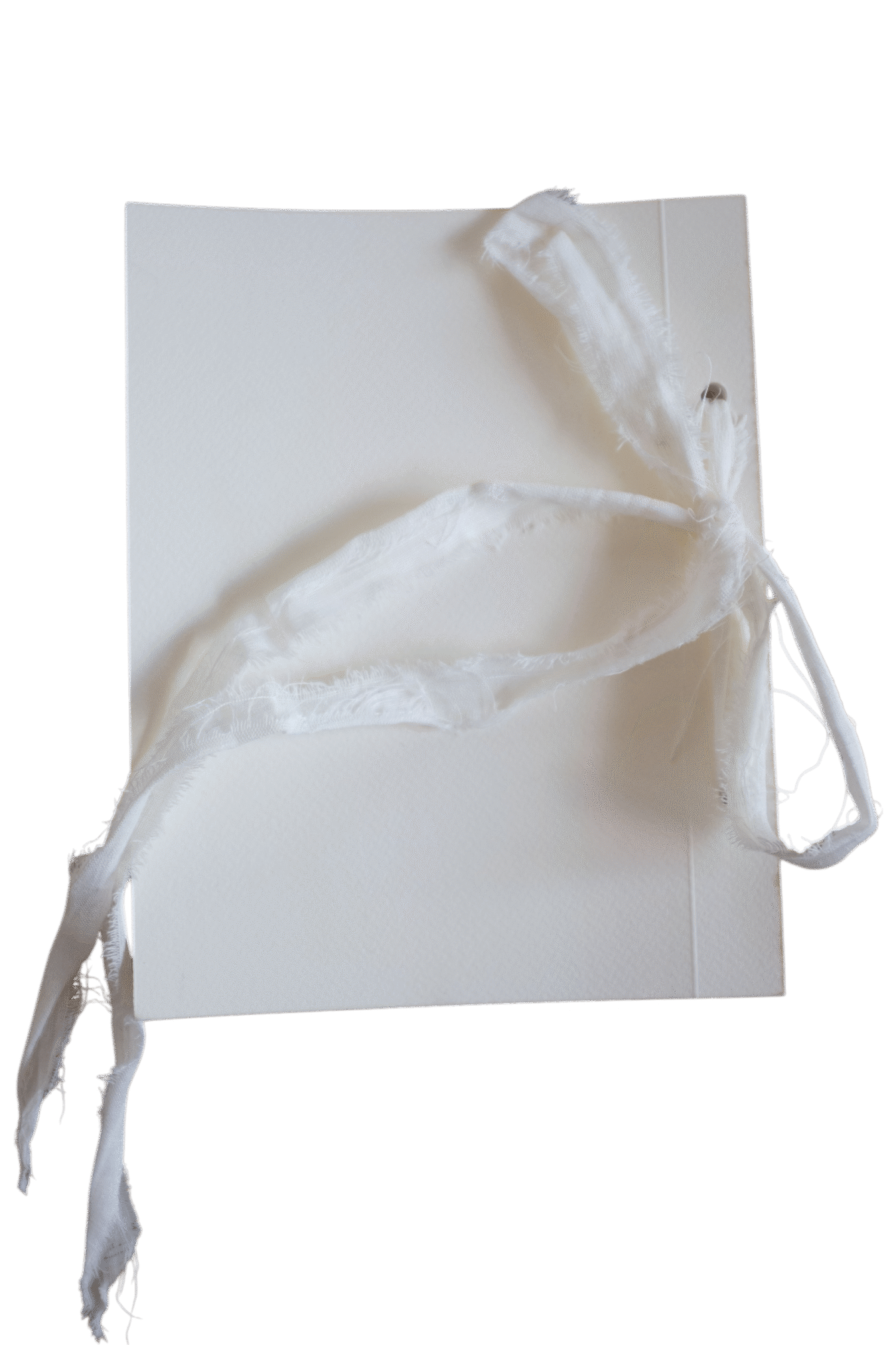 Handmade Ribbon Sketchbook\Album - large, white